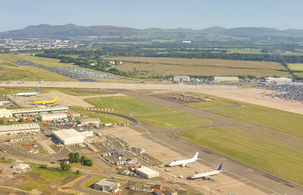 istock Edinburgh airport at scotland england UK 1704293708