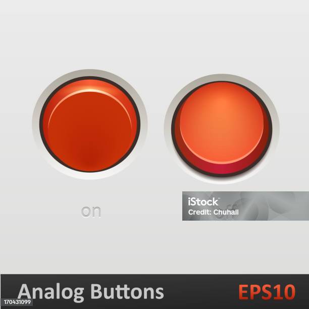 Realistic Red Toggle Switch On Off Positions Stock Illustration ...