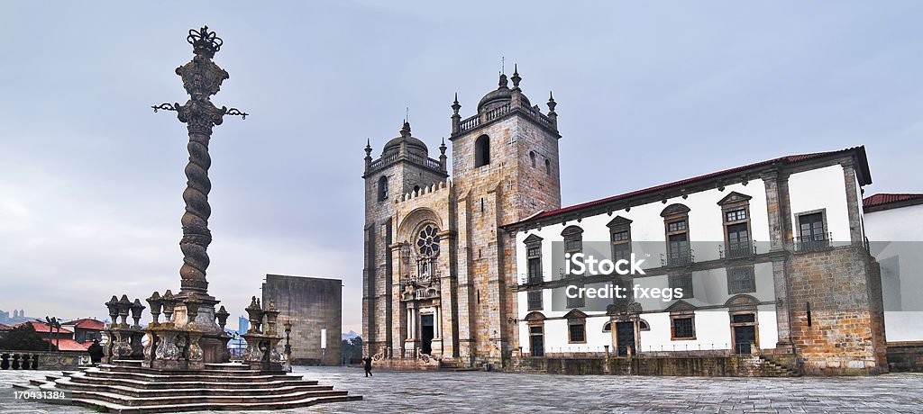 Cattedrale di Oporto - Foto stock royalty-free di Antico - Condizione