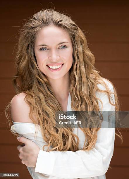 Stunning Blond Beauty Long Natural Hair Stock Photo - Download Image Now - Women, One Woman Only, Long Hair