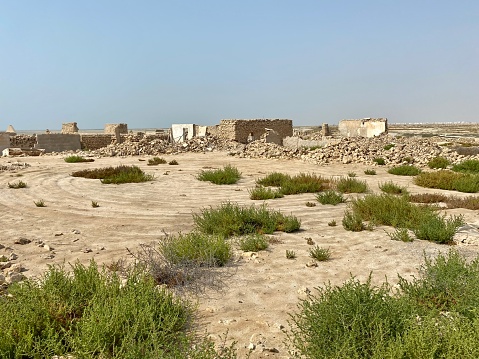 Qatar - Jumail abandoned village in Northern Qatar