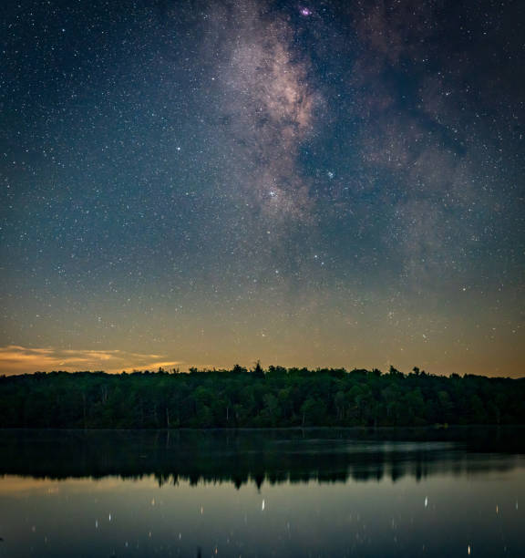 istock Milky Way Price Lake Blowing Rock NC 1704354901