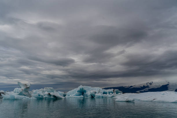 istock Iceland. A melting glacier floats into the ocean. 1704374382