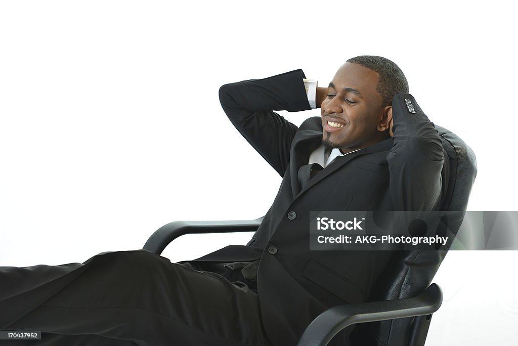 Durmiendo en el trabajo - Foto de stock de Afrodescendiente libre de derechos