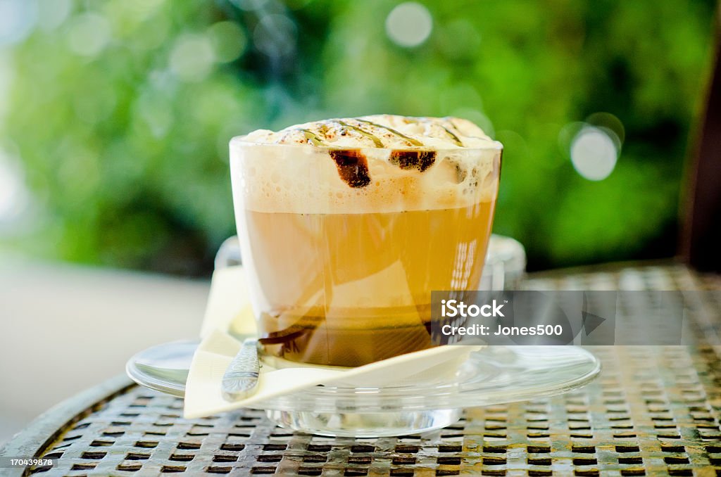 mocca Café na mesa - Royalty-free Bebida Foto de stock