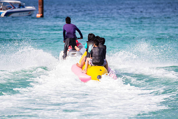 istock Playing banana boat in the sea 170439929