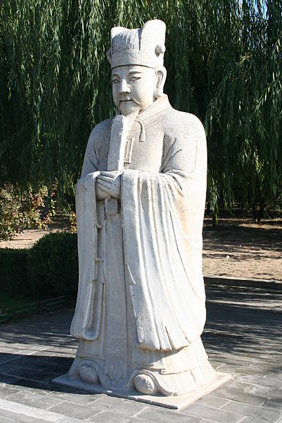 istock Ming Tombs Statue, Chinese Royal White Marble 170440663