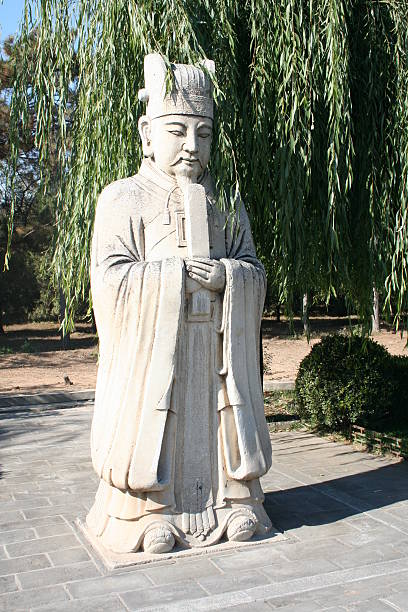 istock Ming Tombs Statue, Chinese Royal White Marble 170440677