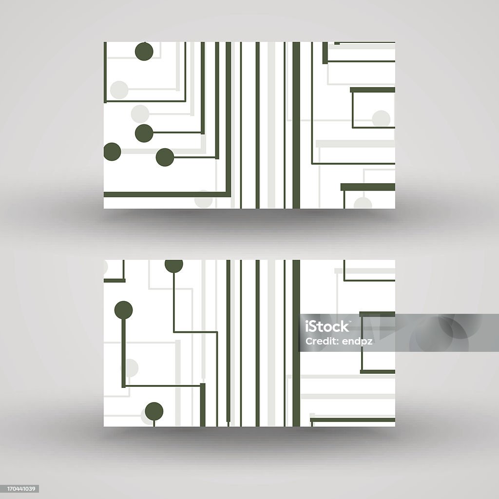 ベクトルビジネス-カードセットの設計 - つながりのロイヤリティフリーベクトルアート