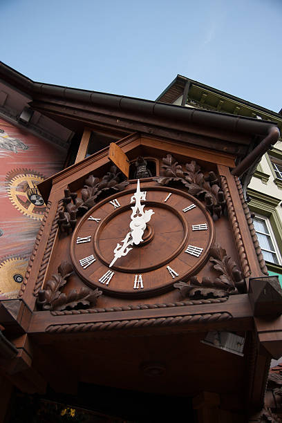 Triberg cuckoo clocks stock photo