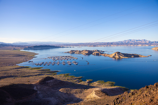 A view of Lake Mead. Not far from Las Vegas, NV