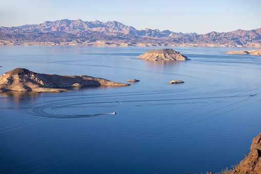 A view of Lake Mead. Not far from Las Vegas, NV