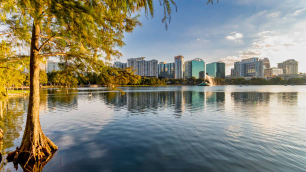 istock Scenic Lake Eola Park in downtown Orlando Florida 1704500796