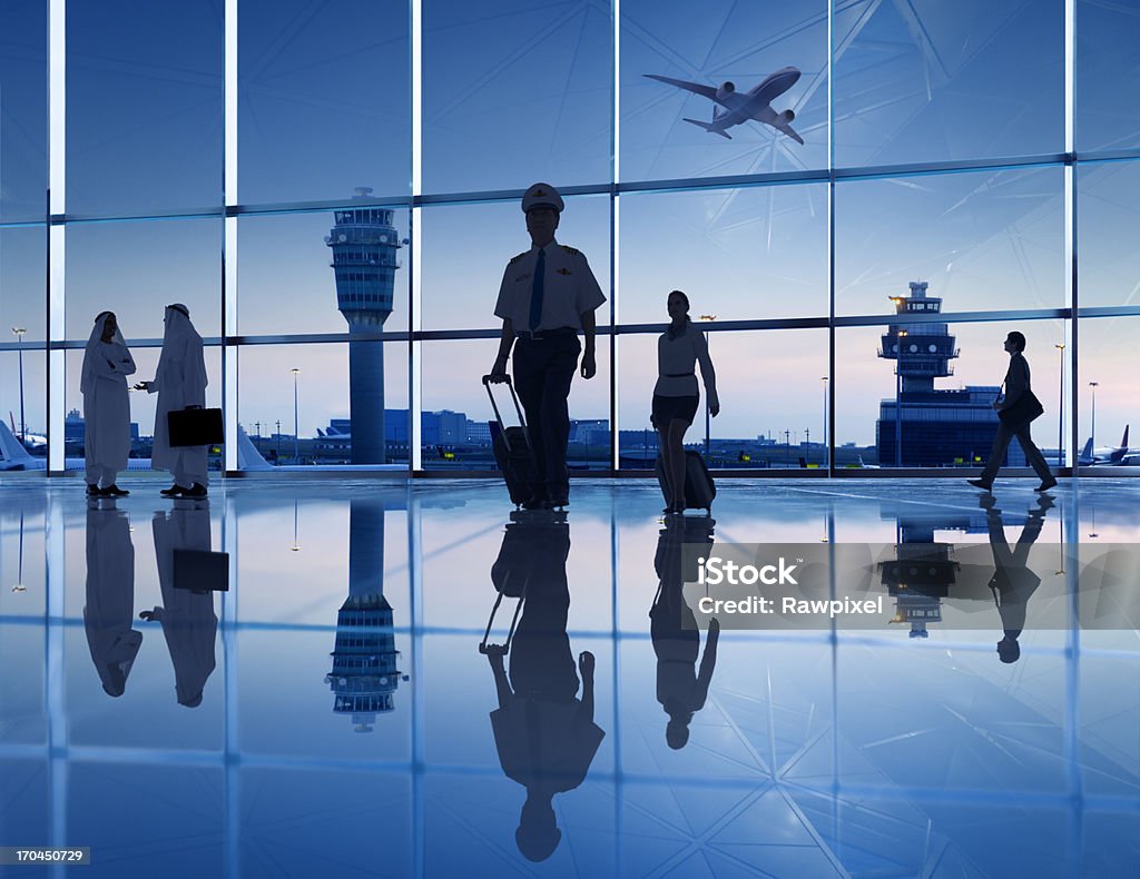 L'aéroport International. - Photo de Aéroport libre de droits