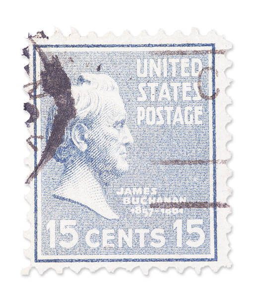 istock Vintage US stamp - James Buchanan 170452962