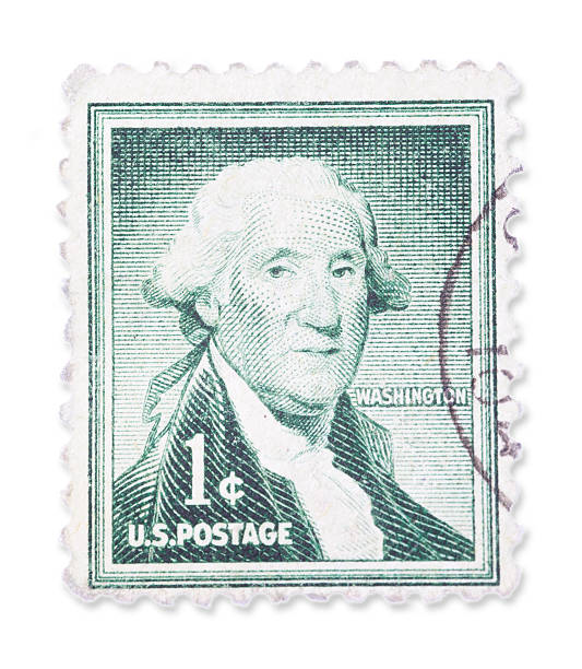 istock Vintage US stamp - George Washington 170452966