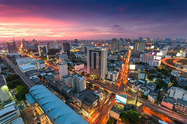 istock Aerial cityscape view in Asia 170453484