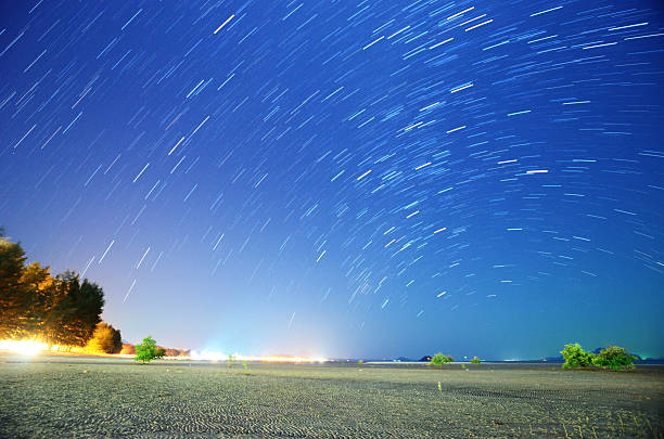 istock Starry night above beautiful tropical beach 170453510