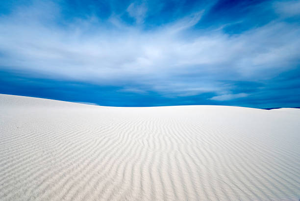 sands blancas - sand sand dune white sands national monument desert fotografías e imágenes de stock