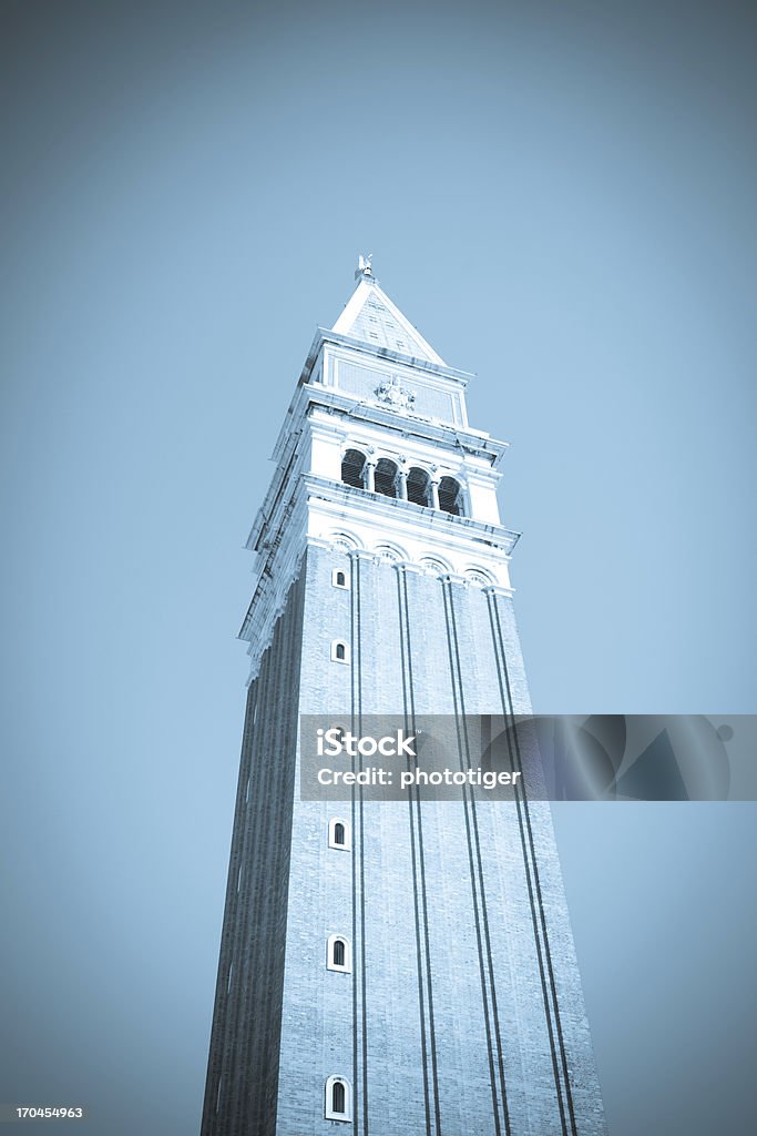 campanile on St. Mark's Square in Venice, Italy bell tower in veneto 21st Century Stock Photo