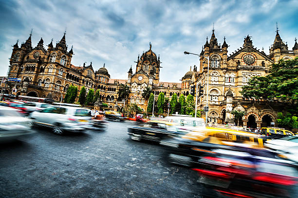 istock Active Victoria rail station in Mumbai 170455248