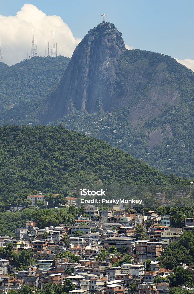 Rio de Janeiro Brasil Encosta Comunidade - Royalty-free Aldeia Foto de stock