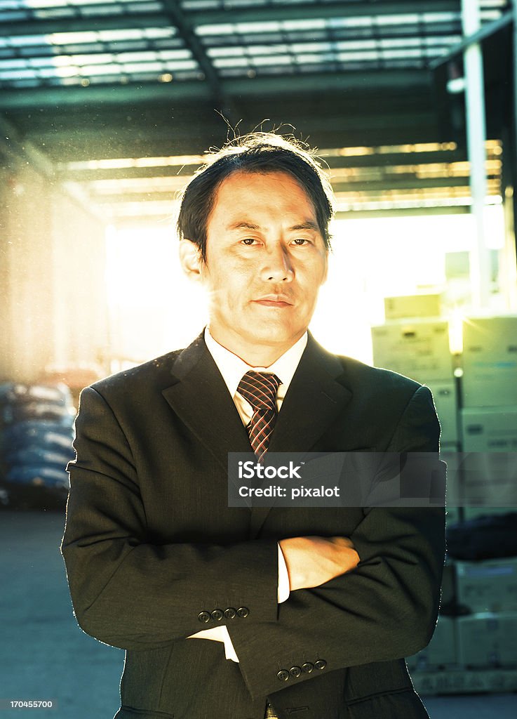 Homme d'affaires asiatique - Photo de Devant libre de droits