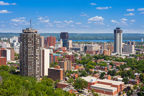 Hamilton, Ontario, Canada Cityscape of Hamilton, Canada. ontario canada stock pictures, royalty-free photos & images