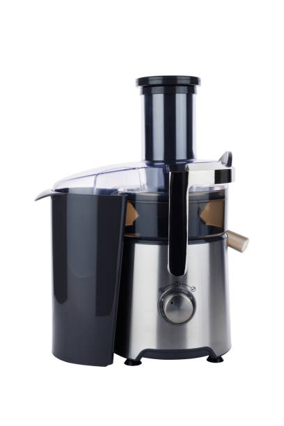 istock Electric juicer isolated on white background. Fruit and juice machine on white 1704574171