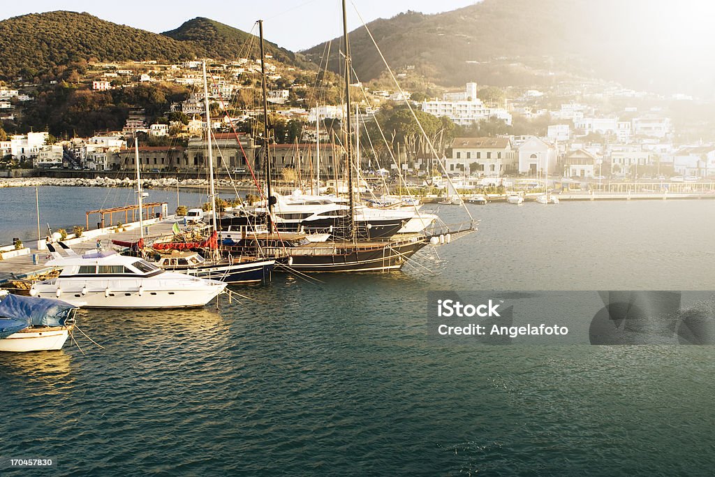 Casamicciola, Ischia Island, die Bucht von Neapel, Italien. - Lizenzfrei Insel Ischia Stock-Foto