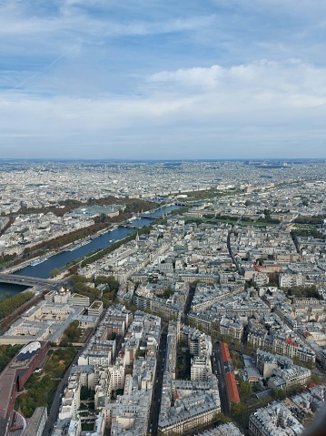 view of Paris from the Eiffel Tower
