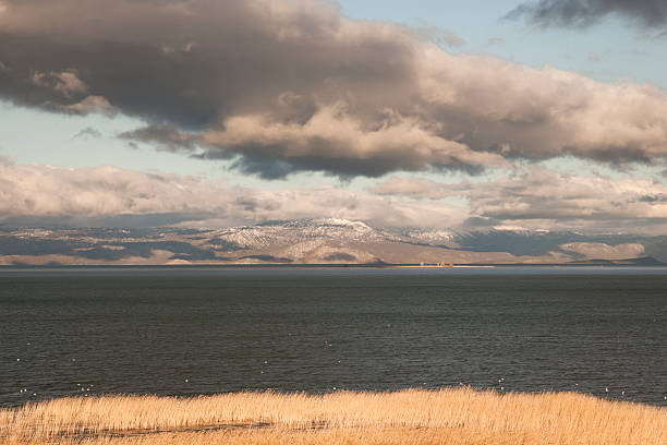 istock Winter morning at lake 170458117