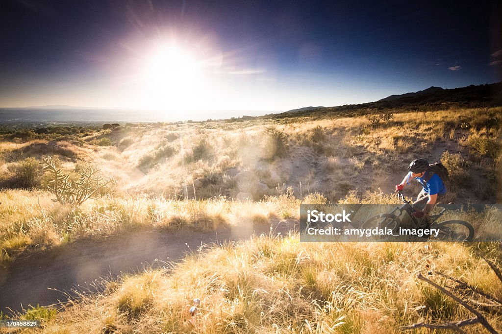 Mountainbiken Sonne! - Lizenzfrei Mountainbike Stock-Foto