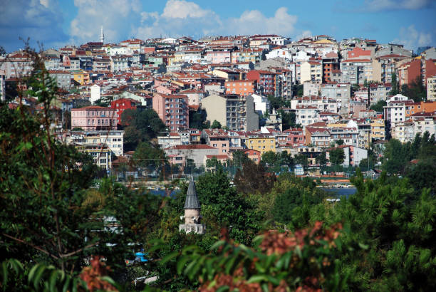 istock Chromatic Cascades: Istanbul's Vivid Hillside Tapestry 1704595813