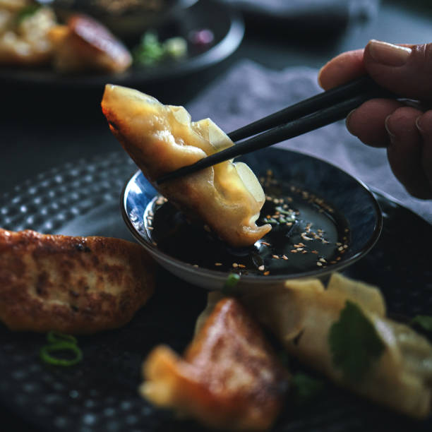 istock Gyoza Japanese Potstickers 1704628283