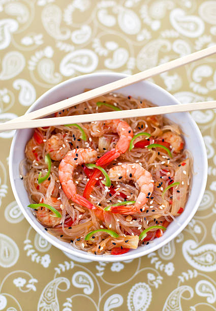 istock Rice noodles with shrimps 170463117