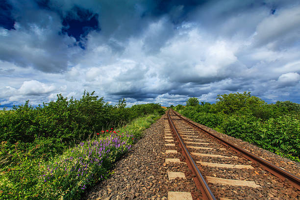 istock Railroad in rural area 170463280