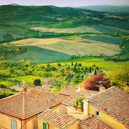 Beautiful landscape from Tuscany, Italy.