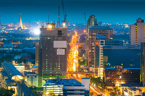 istock Panoramic view of urban landscape in Asia 170465087