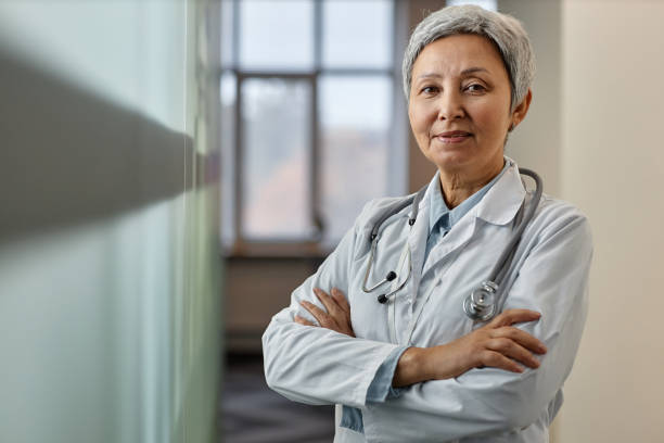 istock Confident mature female general practitioner or pediatrician 1704651198