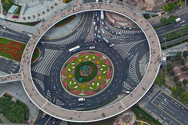 istock Beautiful Roundabout Pearl Ring in Shanghai China 170466408