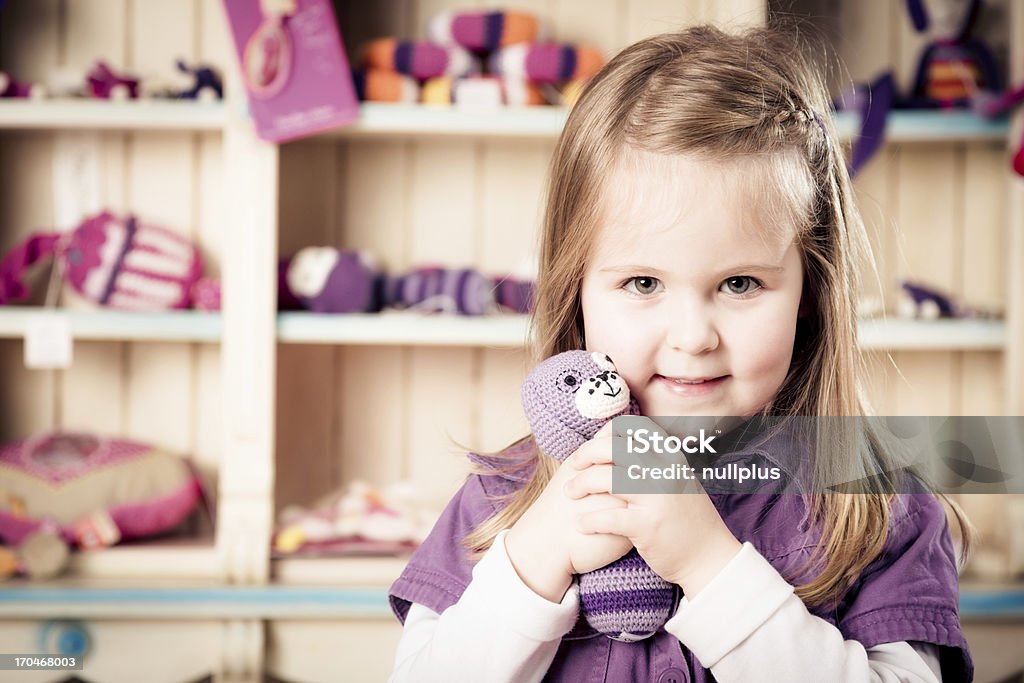 Rapariga engraçada - Royalty-free Brinquedo Foto de stock