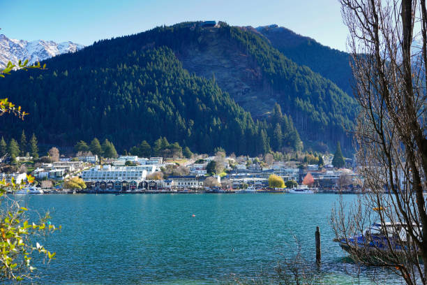 istock Lake Wakatipu scenery in Queenstown, NZ 1704692498