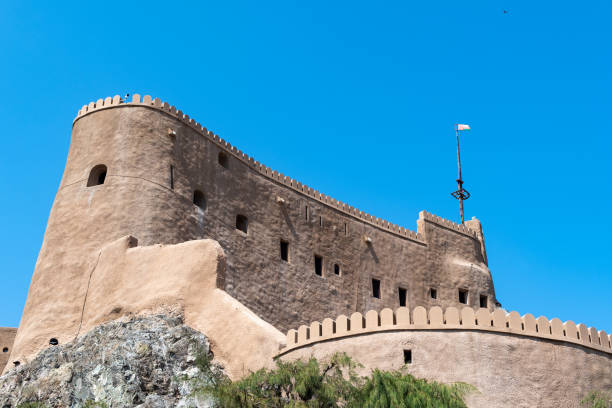 al mirani fort oman - al mirani imagens e fotografias de stock