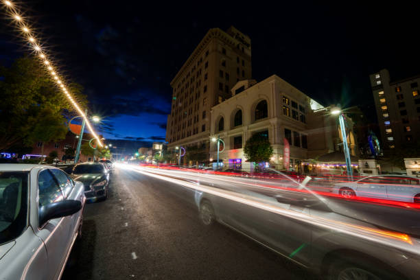 istock Long Exposure Nighttime Albuquerque New Mexico downtown 1704740216