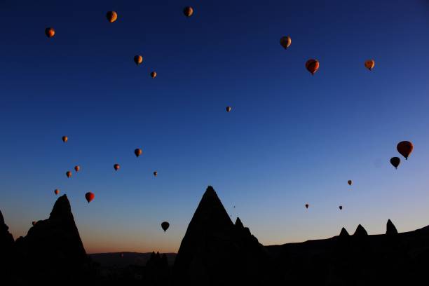 istock Hot air ballons flying over Cappadocia 1704755033