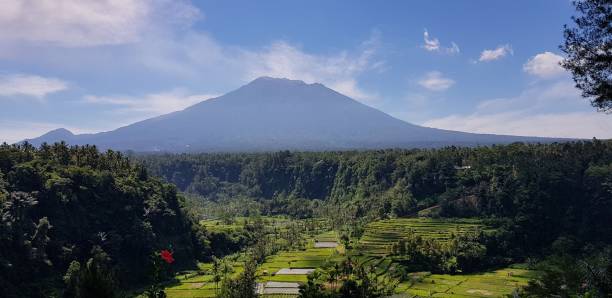 istock Panoramic Mountain Landscape with Lush Green Forest and Clear Blue Sky 1704799811