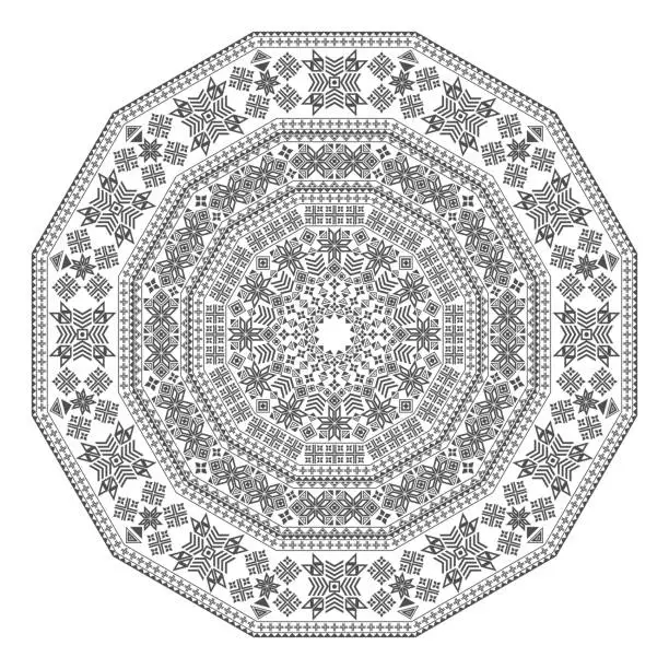 Vector illustration of Mandala vector illustration