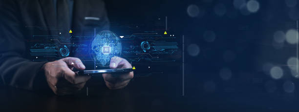 istock Individuals with artificial intelligence brain holograms or AI, business people use AI technology to help manage the organization for maximum efficiency. The concept of using AI in startup companies. 1704958343