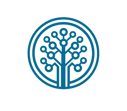 Technology logo network connexion symbol design